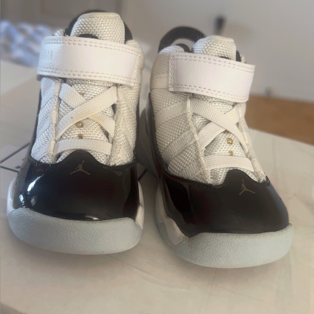 Kids Black and White Sneakers